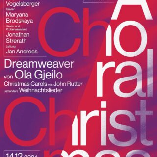Plakat "A Choral Christma"